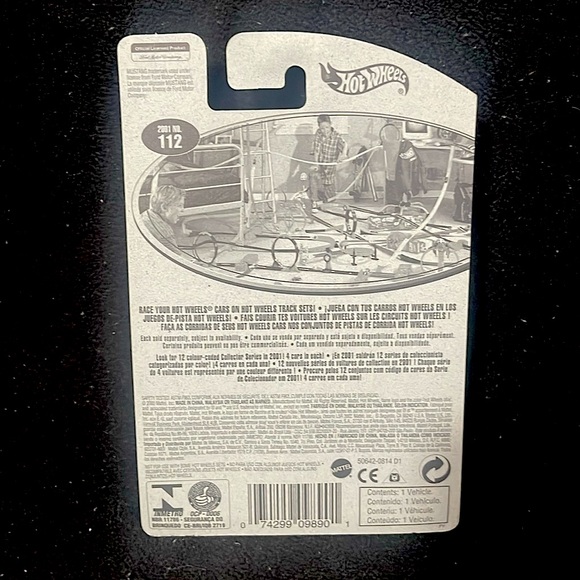 2000 Hot Wheels FORD MUSTANG MACH 1 Silver Collector #112 - Picture 3 of 3